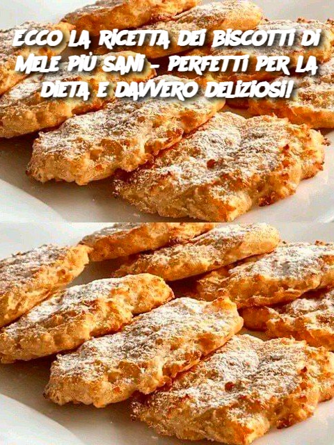 Ecco la ricetta dei biscotti di mele più sani – perfetti per la dieta e davvero deliziosi!