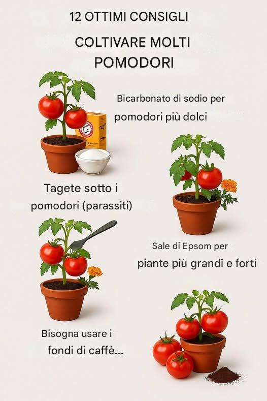 12 super consigli su come coltivare tanti pomodori deliziosi