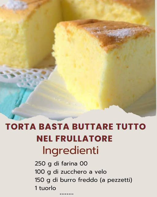 La preparo due volte a settimana Torta Nuvola