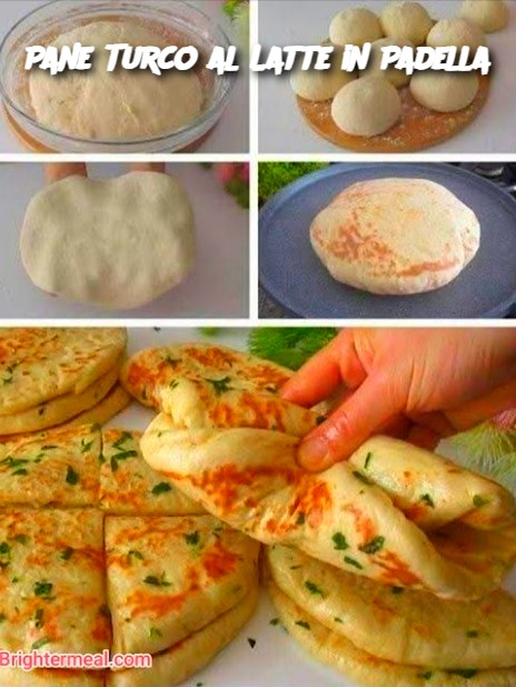 Pane Turco al Latte in Padella