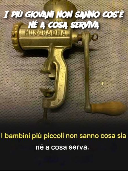 I più giovani non sanno cos’è né a cosa serviva