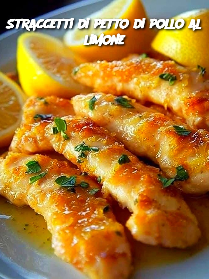 Straccetti di petto di pollo al limone