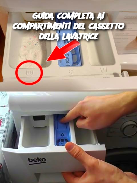 Guida completa ai compartimenti del cassetto della lavatrice