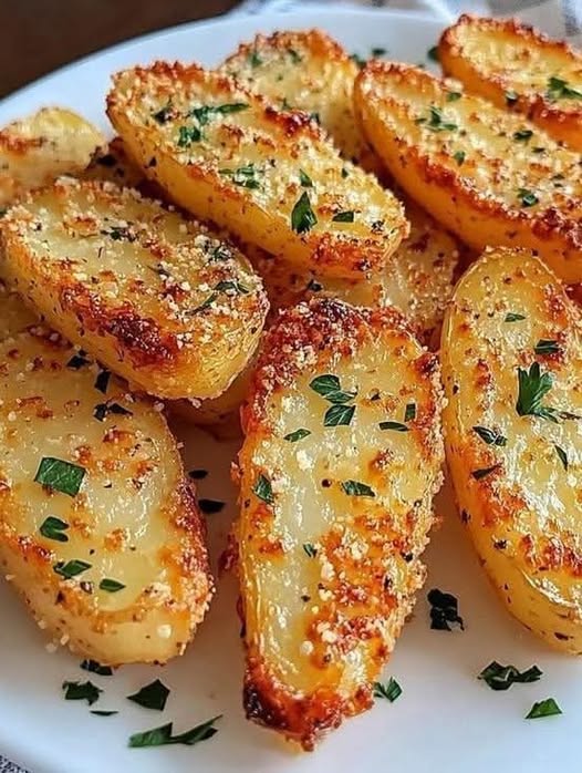 Patate croccanti al forno con parmigiano