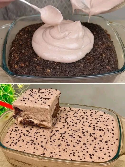 torta di avena, banane e cacao, morbida, cioccolatosa e senza farine raffinate