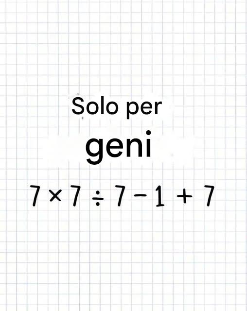 Solo i geni possono risolvere questo enigma matematico in 10 secondi