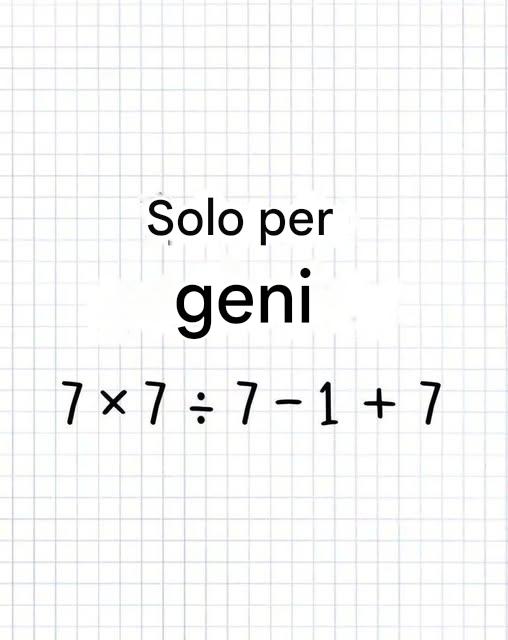 Solo i geni possono risolvere questo enigma matematico in 10 secondi