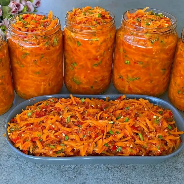 Insalata di carote in barattolo — irresistibile e senza cottura 🥕✨