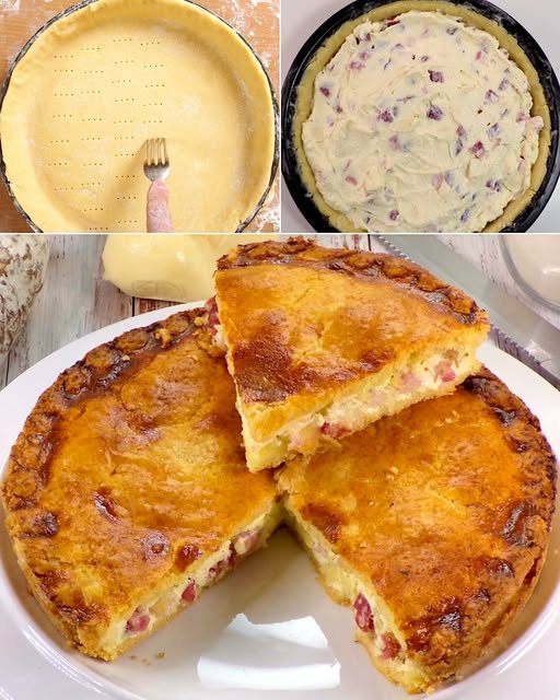 Un guscio friabile di pasta frolla e un cremoso ripieno salato! Un connubio perfetto tra dolce e salato, la ricetta facile del rustico napoletano