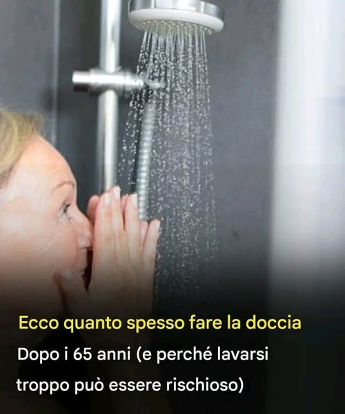 Dai 65 anni con quale frequenza dovresti fare la doccia