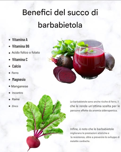 Benefici del succo di barbabietola