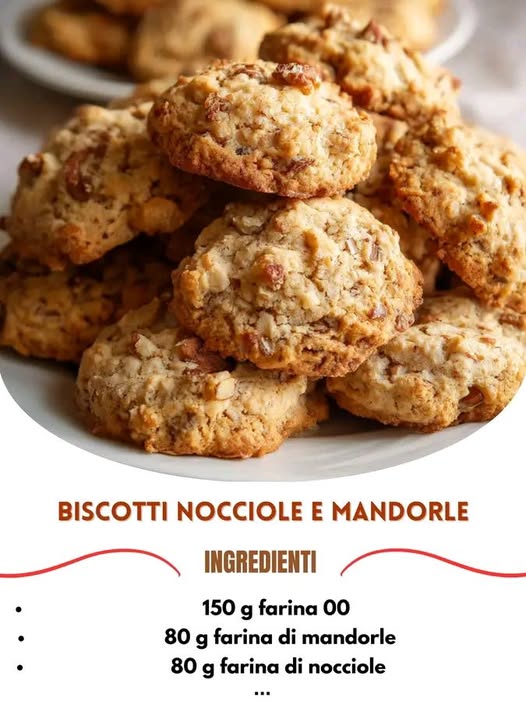 BISCOTTI NOCCIOLE E MANDORLE
