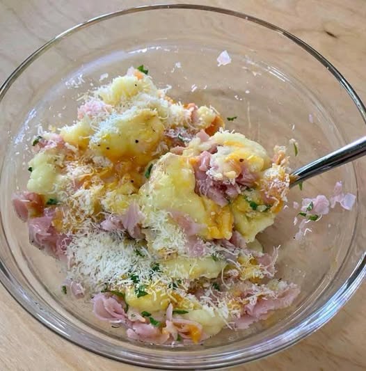 Polpettine di patate e prosciutto 🤩 non si rompono quando le friggi 🥳 ottime anche al forno!