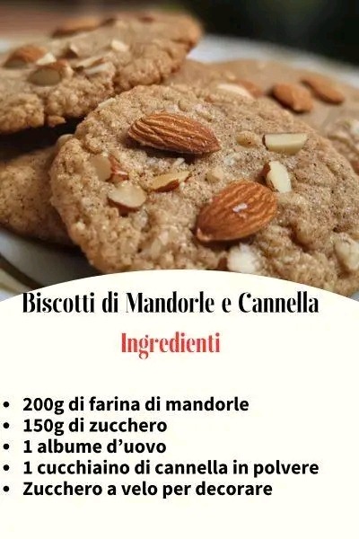 Hai mai preparato i biscotti di mandorle e cannella? Raccontami nei commenti come li personalizzi tu