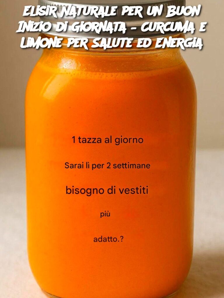 Elisir Naturale per un Buon Inizio di Giornata – Curcuma e Limone per Salute ed Energia