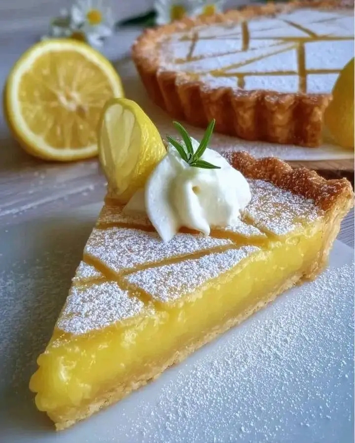 Crostata con crema al limone: dolce fresco e irresistibile