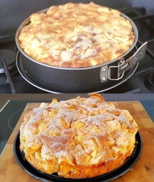 La preparo due volte a settimana ed è buonissima! Una torta di mele super succosa!