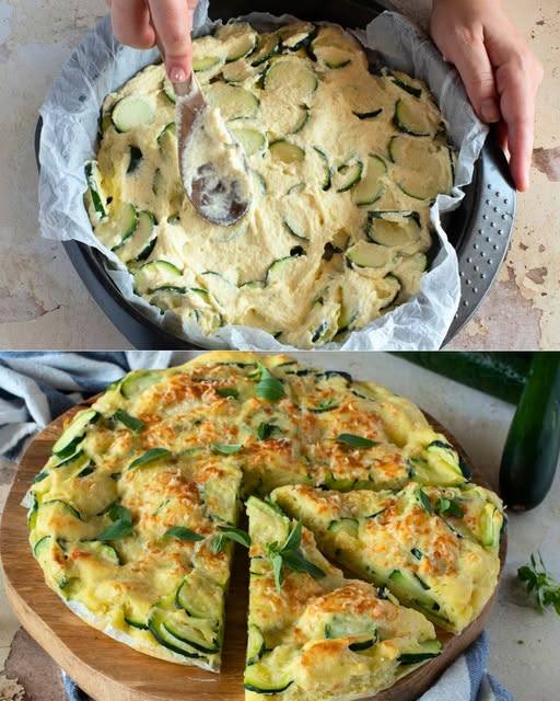 Zucchine, uova, formaggio e ricotta! La ricetta della torta rustica saporita che amerai: