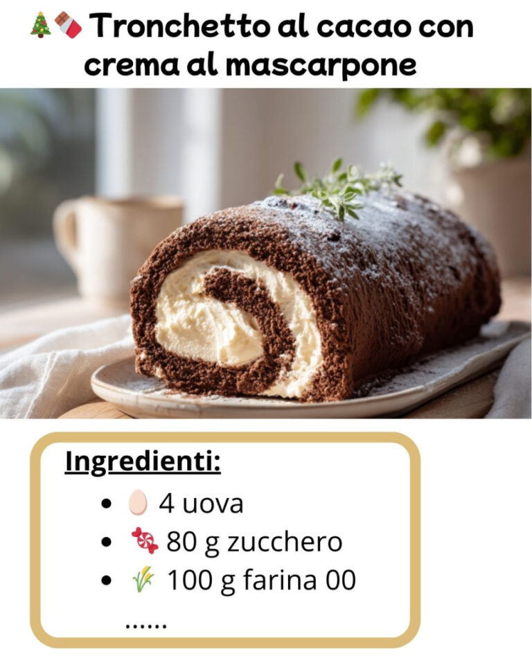 Il tronchetto che a Natale non fallisce maiSoffice, cremoso e intensamente al cacao: la prima volta che l’ho preparato avevo paura di romperlo… invece è sparito in un attimo