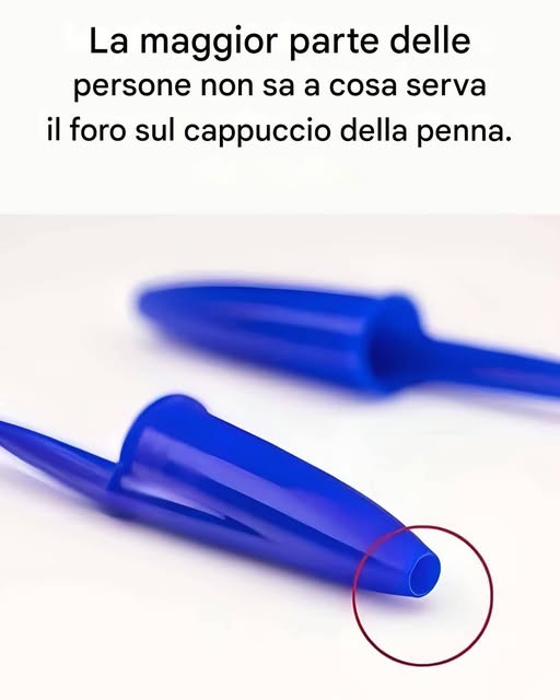 Il segreto svelato dietro il piccolo foro nascosto nella tua penna