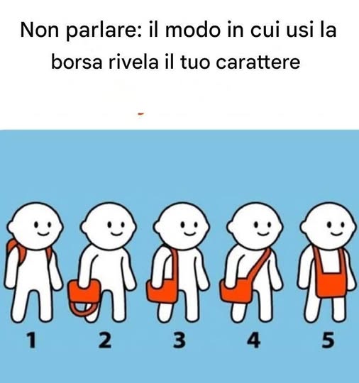 Niente chiacchiere: il modo in cui usi la borsa rivela il tuo carattere