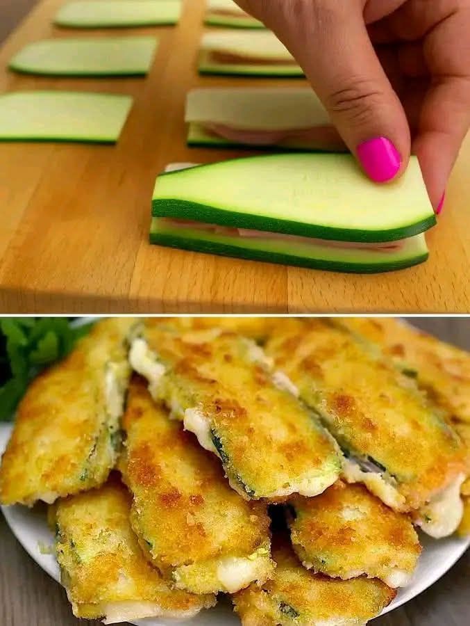 Cotolette di Zucchine Ripiene: Il Secondo Piatto che Conquista Tutti al Primo Morso 🥒🥓🧀