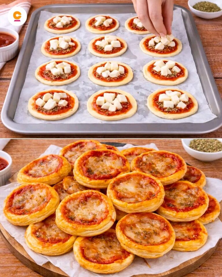 Pizzette di pasta sfoglia
