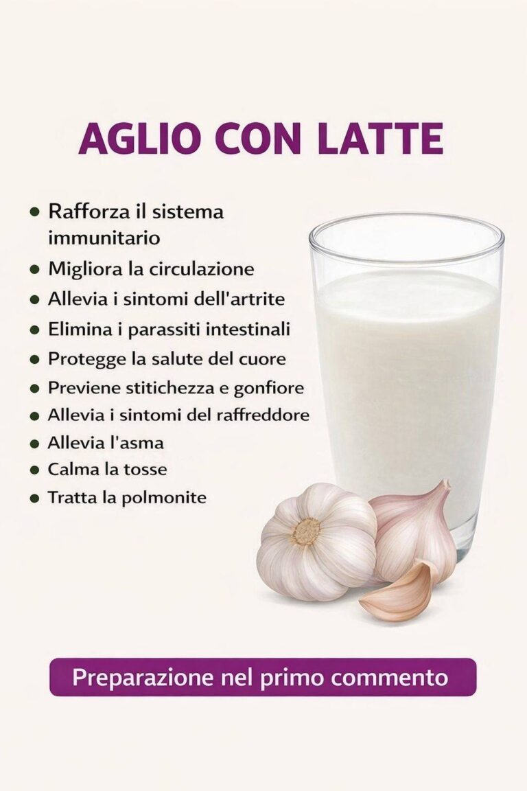 Aglio e latte sono la bevanda miracolosa e utile