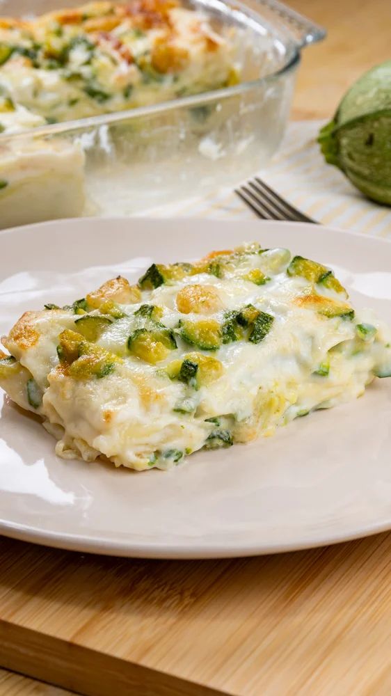 Lasagne zucchine e gamberetti