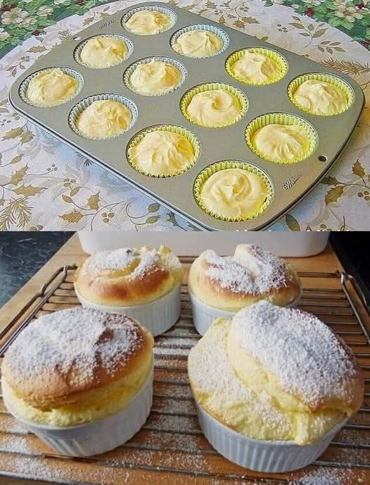 Ho mescolato 400 g di ricotta con il budino alla vaniglia, dando forma ai cupcake in 5 minuti. Trovate la ricetta nei commenti. L'ho inviata a chi mi ha ringraziato.