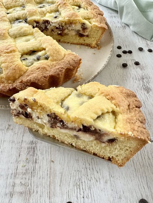 Sbriciolata alla Ricotta e Gocce di Cioccolato