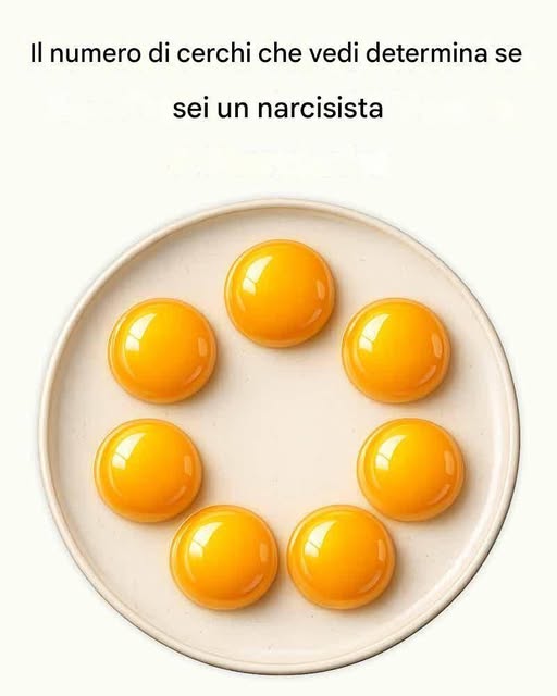 Il numero di cerchi che vedi determina se sei un narcisista