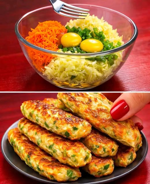 Bocconcini di verdure con salsa al cetriolo