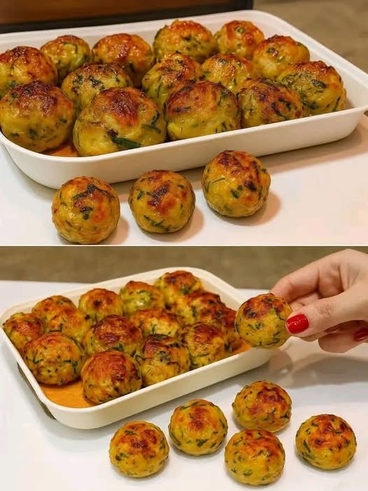 Polpette di zucchine al forno