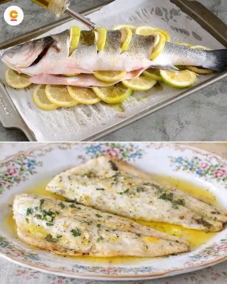 Spigola al forno: la ricetta semplice al limone