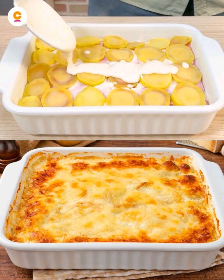 Parmigiana di patate: la ricetta con prosciutto, formaggio e besciamella