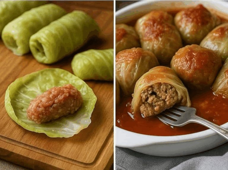 Ricetta degli involtini di cavolo ripieni