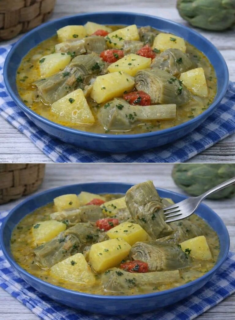 Zuppa Patate e Carciofi