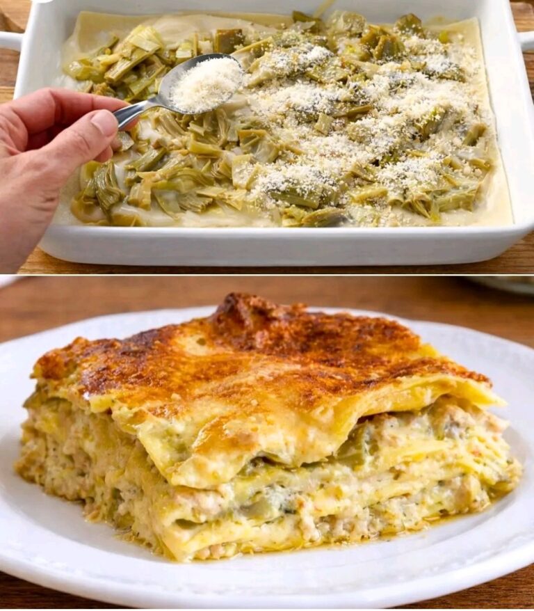 Lasagne vegetariane con carciofi e porri: la ricetta del primo gustoso e delicato