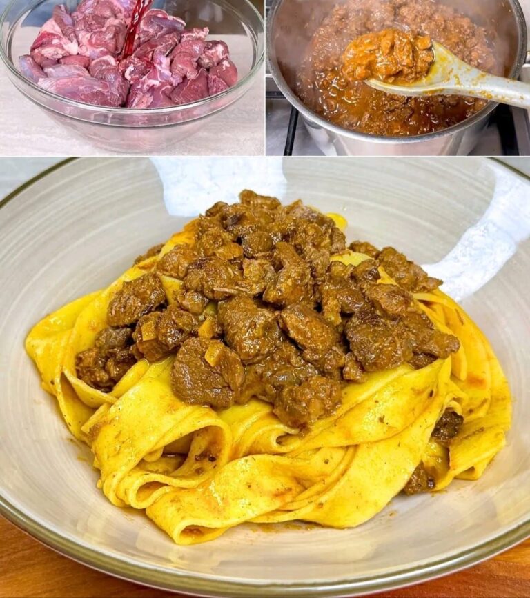 🍝 Pappardelle al Ragù di Cinghiale – Ricetta