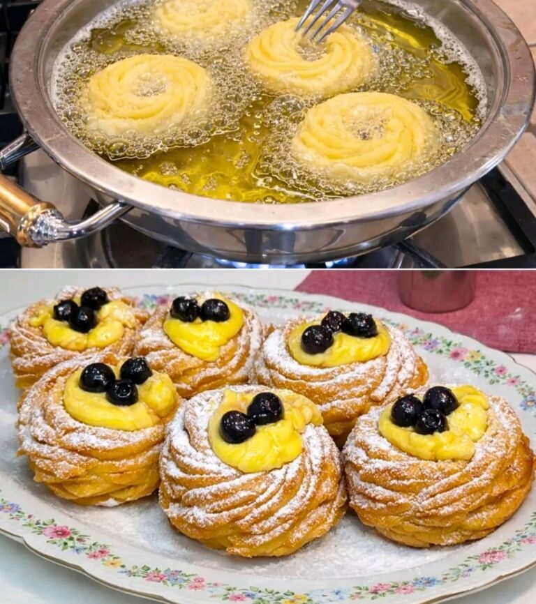 Zeppole di San Giuseppe fritte  continua