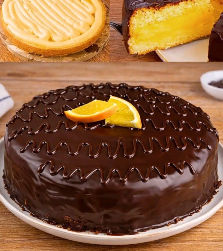 Torta Arancia e Cioccolato con Crema