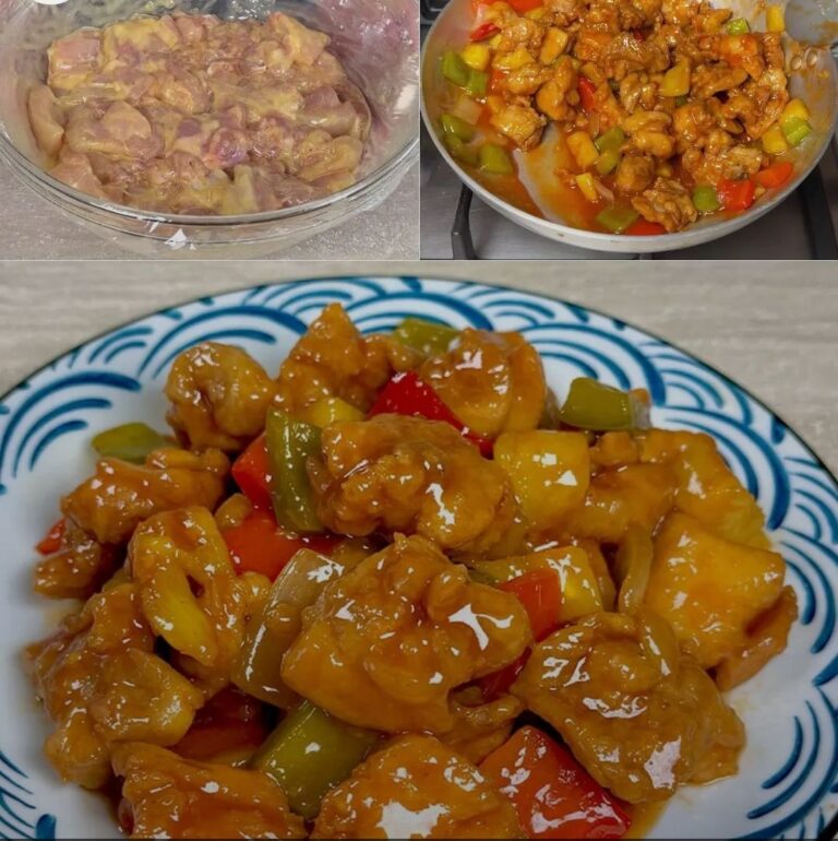 🍗 Pollo in Agrodolce – Ricetta Completa, Croccante e Irresistibile