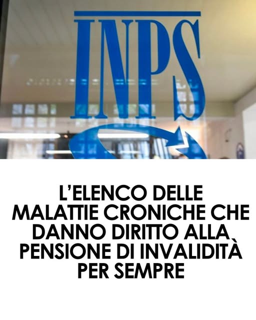 Le malattie croniche che danno diritto alla pensione per sempre