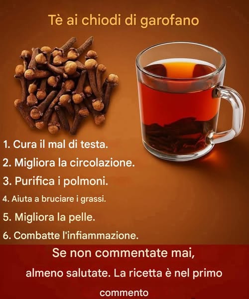 L'antico segreto nel tuo portaspezie: 18 modi comprovati in cui il tè ai chiodi di garofano trasforma la tua salute, il tuo metabolismo e la tua longevità