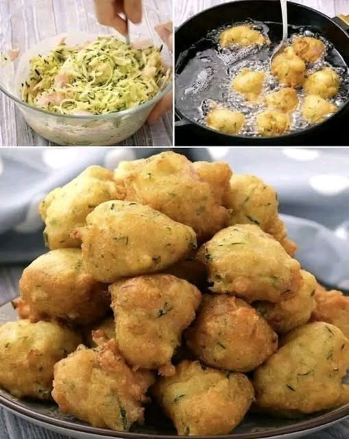LE NUVOLE DORO FRITTELLE DI ZUCCHINE AL CUCCHIAIO