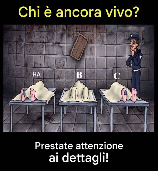 Indovinello: Riesci a indovinare chi è ancora vivo?