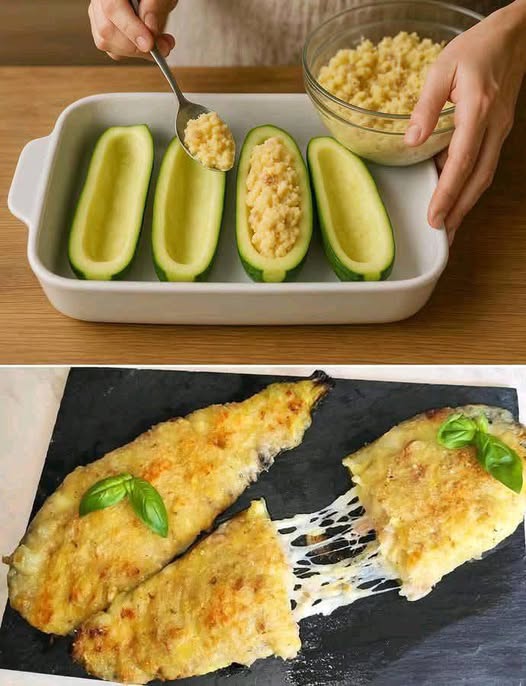 La ricetta delle zucchine ripiene al forno