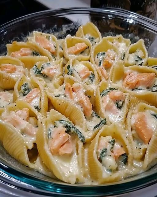 Conchiglioni con salmone e zucchine mi hanno salvato