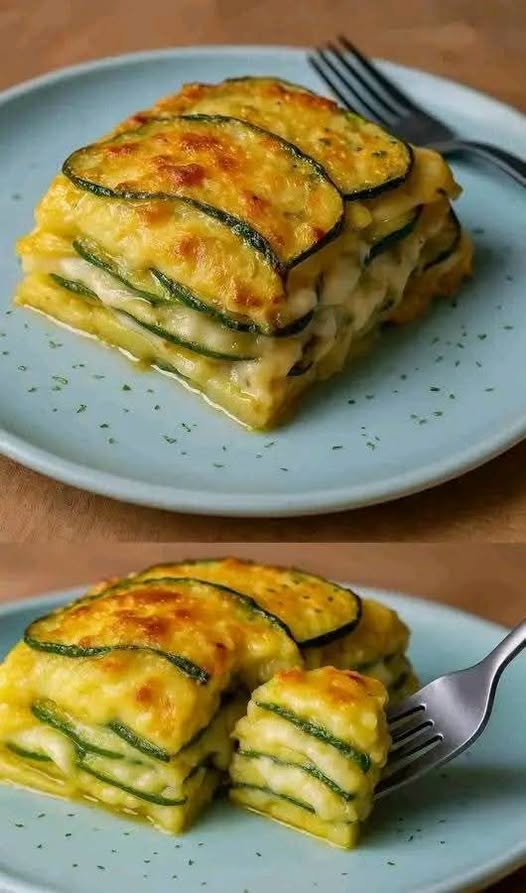 Parmigiana bianca di zucchine e patate Sfiziosa